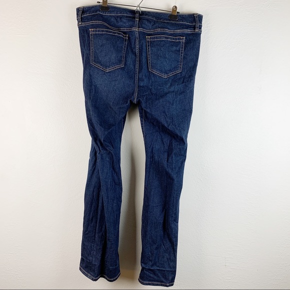 Torrid Denim Relaxed Boot Dark Wash High Rise Jean - Picture 7 of 10